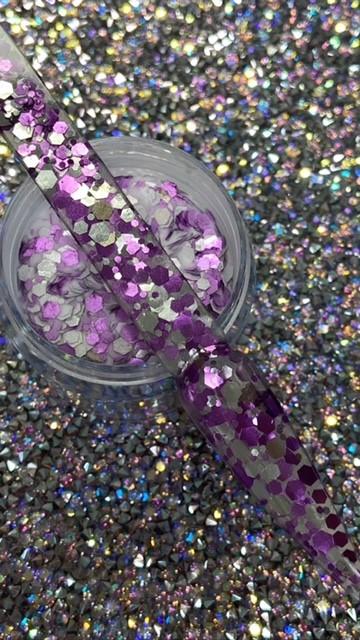 Glazed Pre-Mixed Glitter Acrylic – Twilight