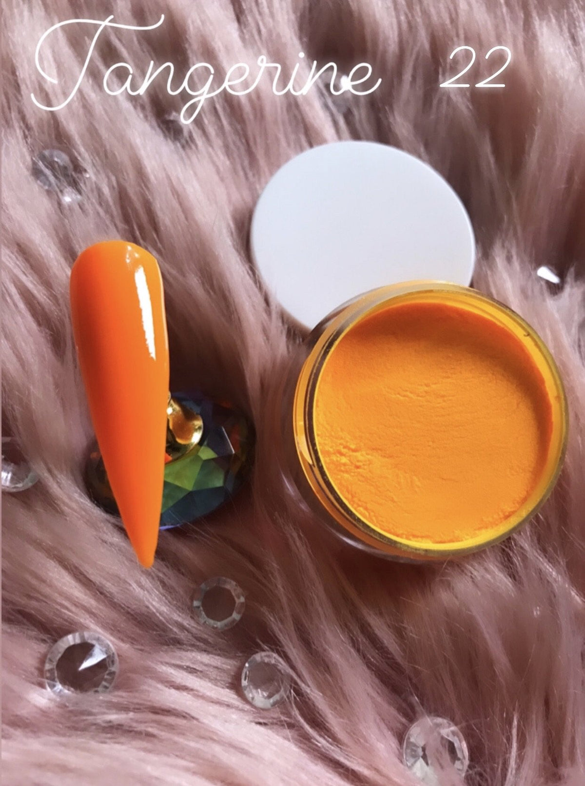 Glazed Acrylic Powder – Tangerine No. 22 – 28g