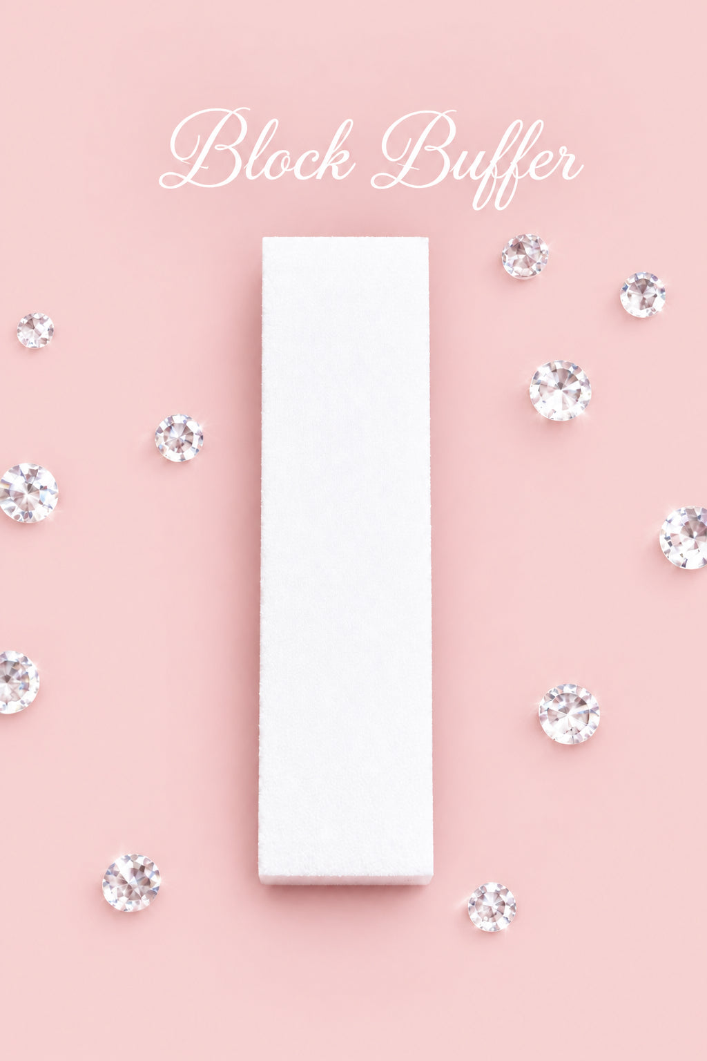 White Block Buffer 100grit