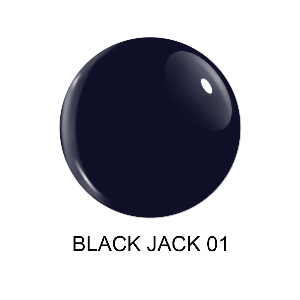 Glazed Gel Polish – Black Jack 01