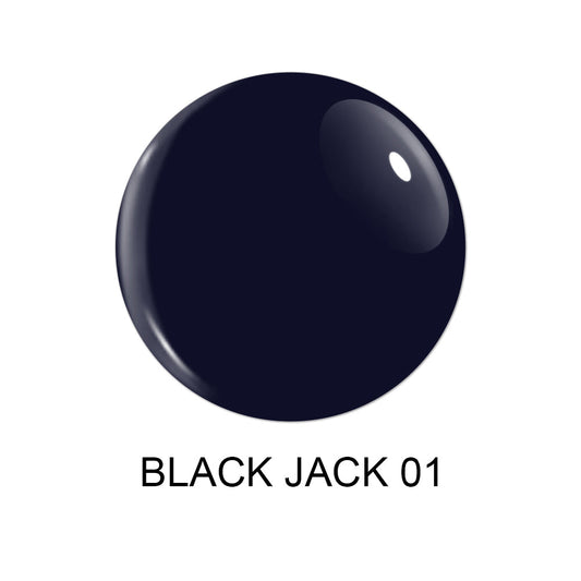 Glazed Gel Polish – Black Jack 01