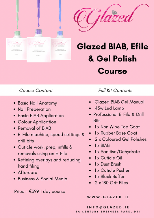 Glazed BIAB, E-File & Gel Polish Masterclass