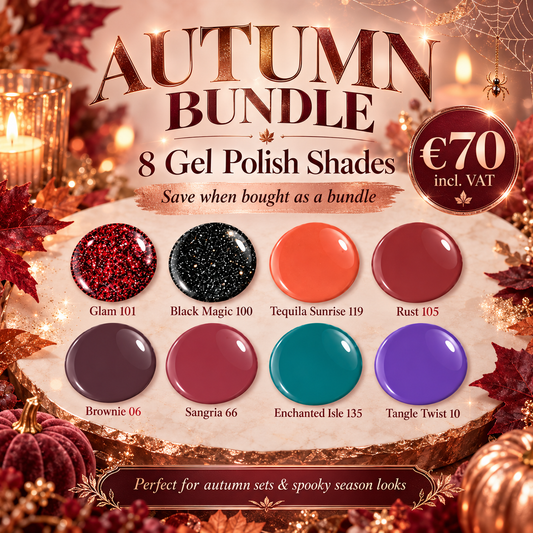 Glazed Autumn Gel Polish Bundle – 8 shades