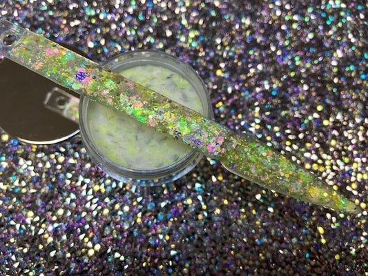 Glazed Pre-Mixed Glitter Acrylic – Eden