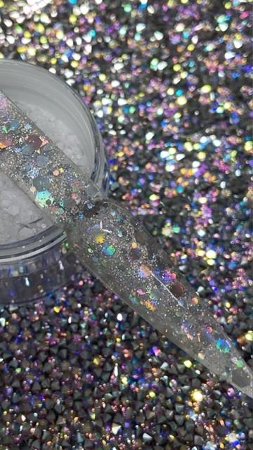 Glazed Pre-Mixed Glitter Acrylic – Full Moon