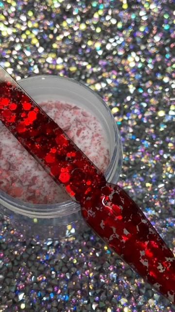 Glazed Pre-Mixed Glitter Acrylic – Inferno