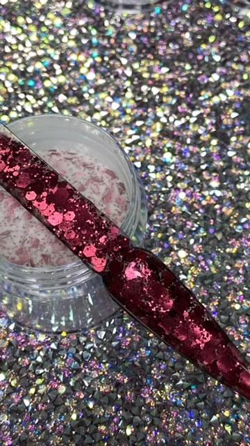 Glazed Pre-Mixed Glitter Acrylic – Phoenix Flame