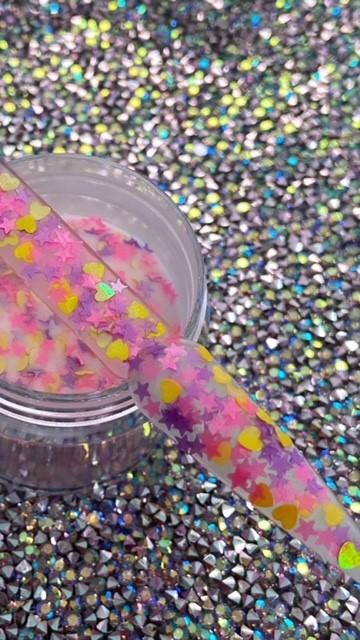Glazed Pre-Mixed Glitter Acrylic – Star Gazer
