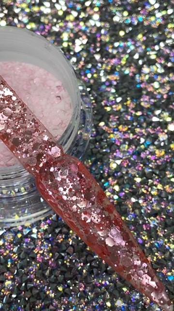 Glazed Pre-Mixed Glitter Acrylic – Trixie Bell