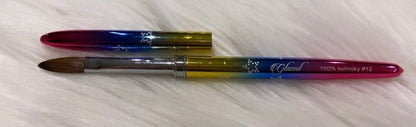 Glazed Acrylic Pure Kolinsky Sable Brush Size 12