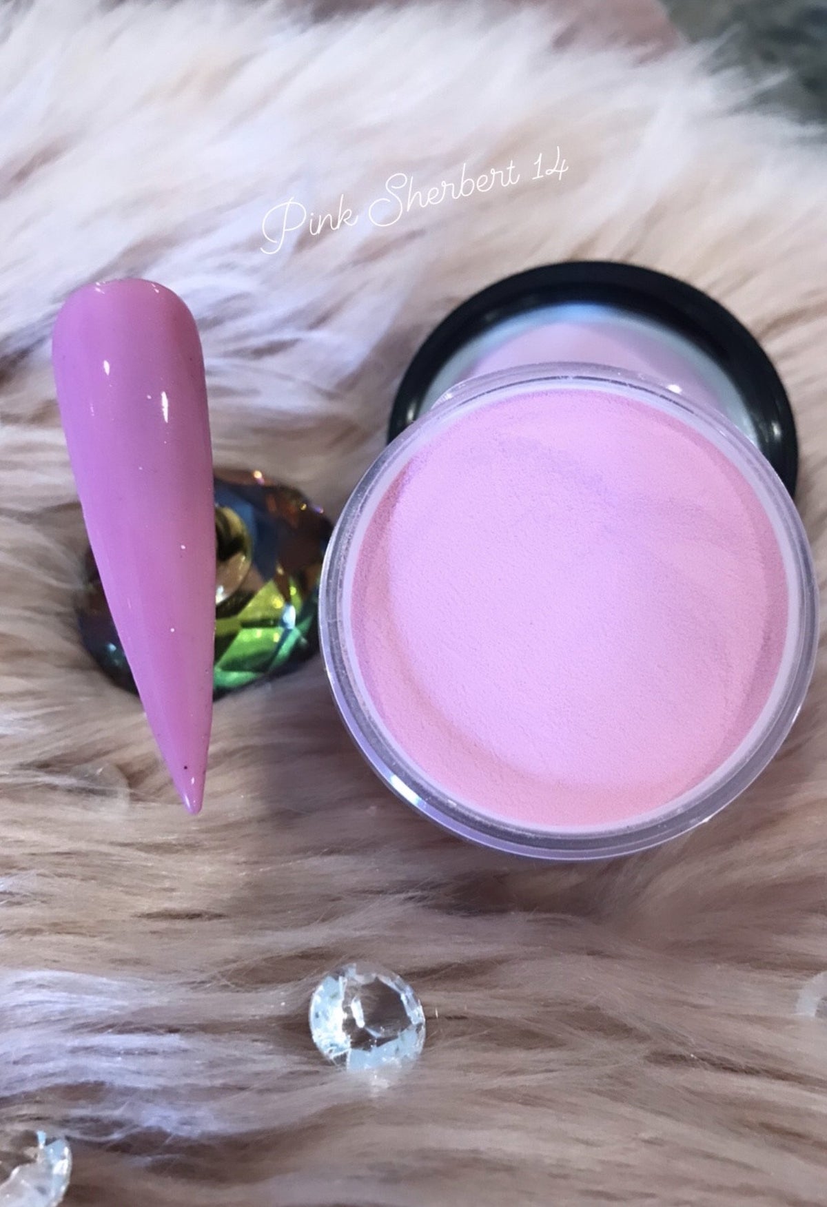 Glazed Acrylic Powder – Pink Sherbert No. 14 – 28g