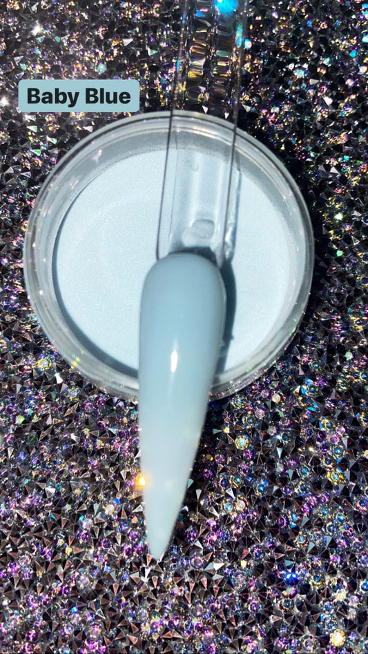 Glazed Acrylic Powder – Baby Blue – 28g