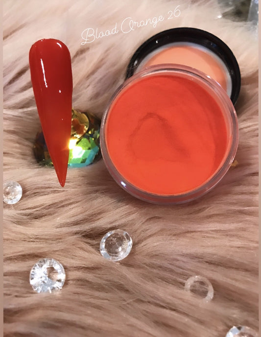 Glazed Acrylic Powder – Blood Orange No. 26 – 28g