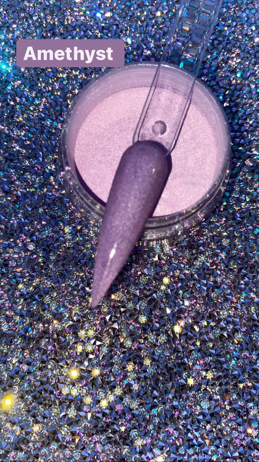 Glazed Acrylic Powder – Amethyst – 28g