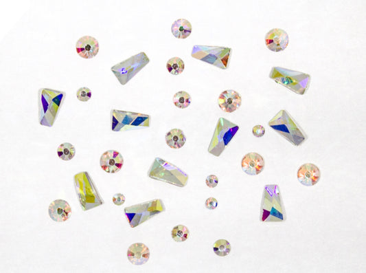 Mixed Bling AB Silver