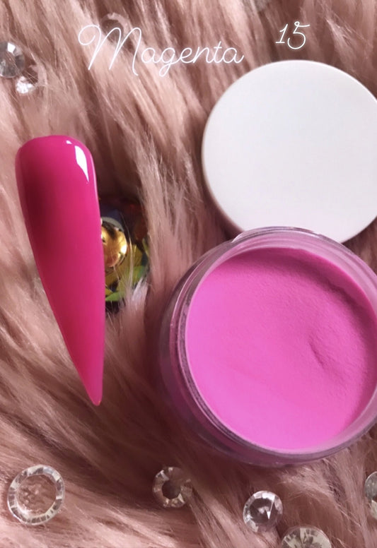 Glazed Acrylic Powder – Magenta No. 15 – 28g