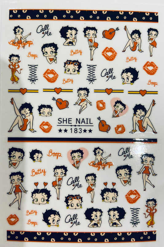 Betty Boo Stickers