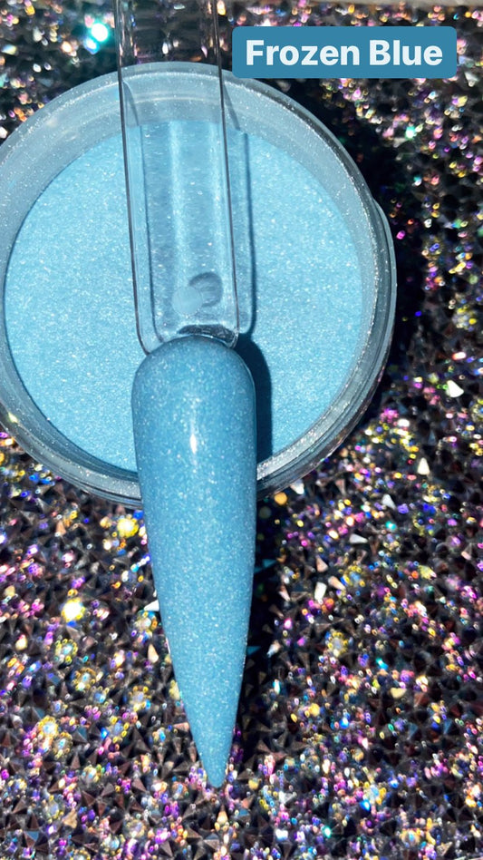 Glazed Acrylic Powder – Frozen Blue – 28g