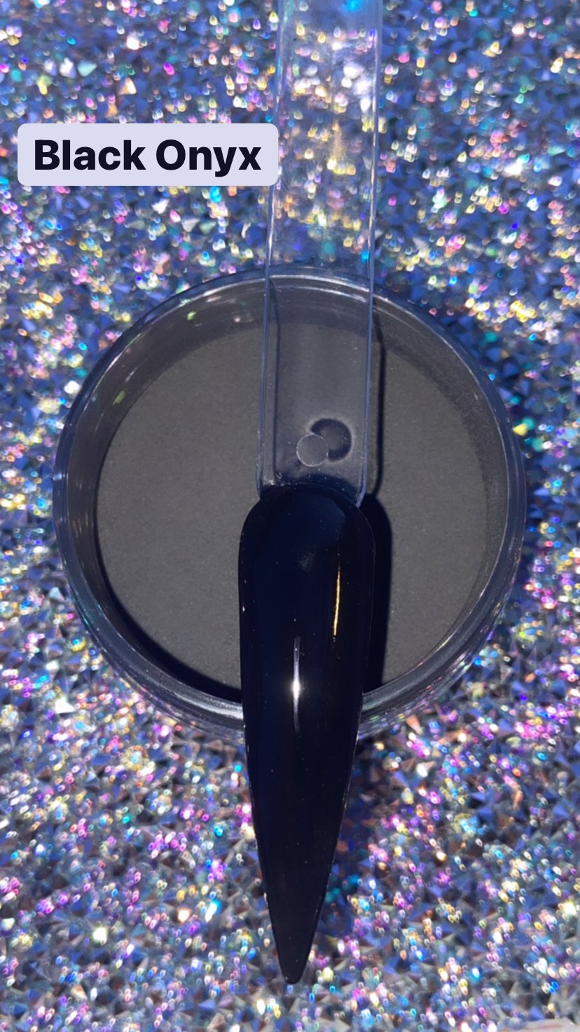 Glazed Acrylic Powder – Black Onyx – 28g