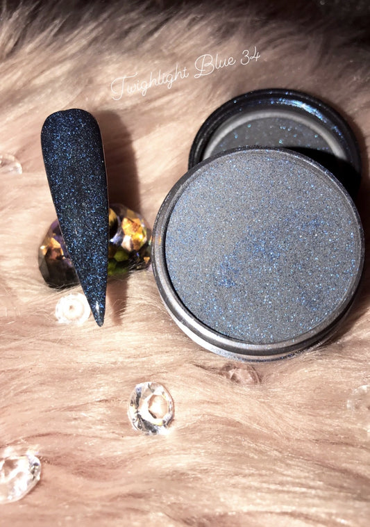 Glazed Acrylic Powder – Twilight Blue No. 34 – 28g