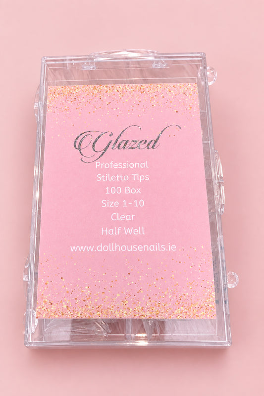 Stiletto Tips 100 Box Clear